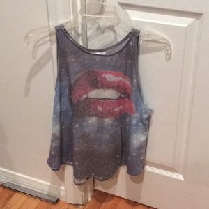 Lip galaxy t-shirt
